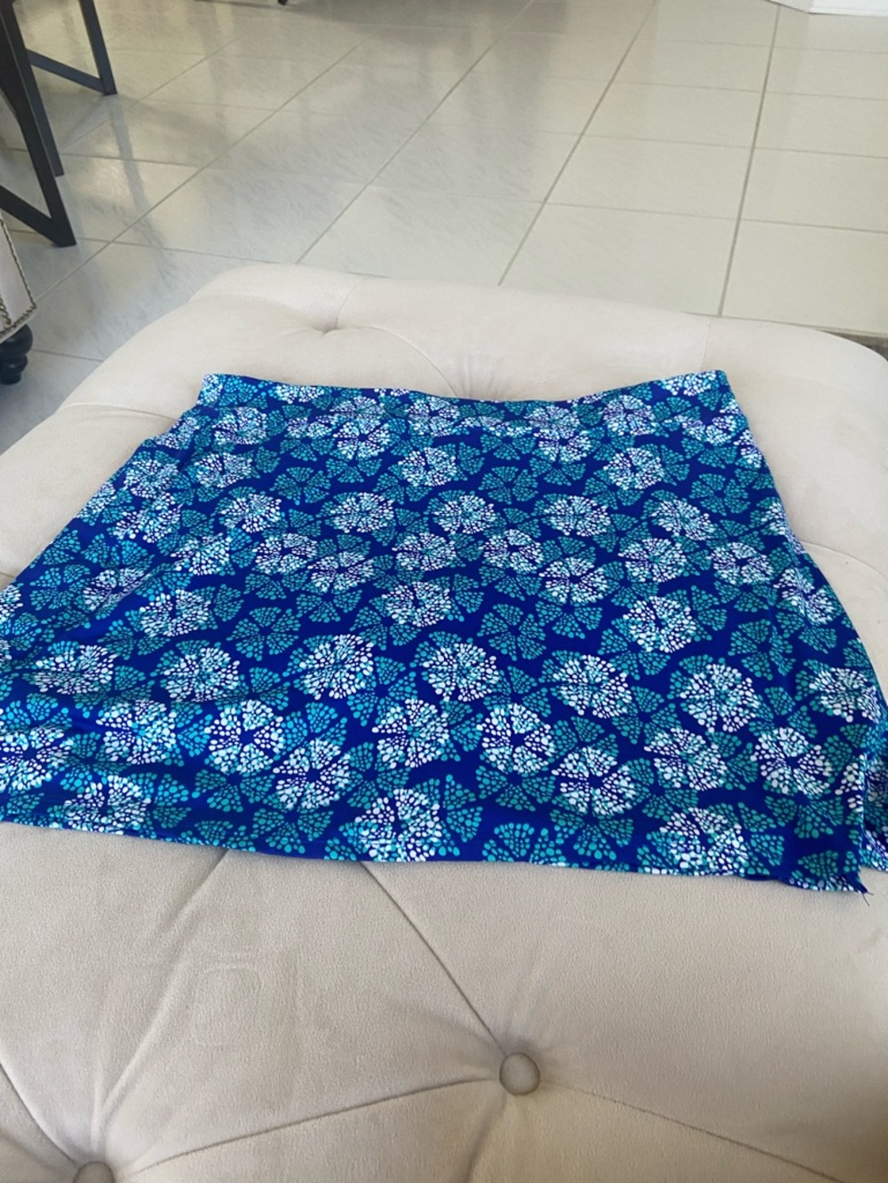 Tranquility by Colorado Clothing Royal Blue Floral Active Skort